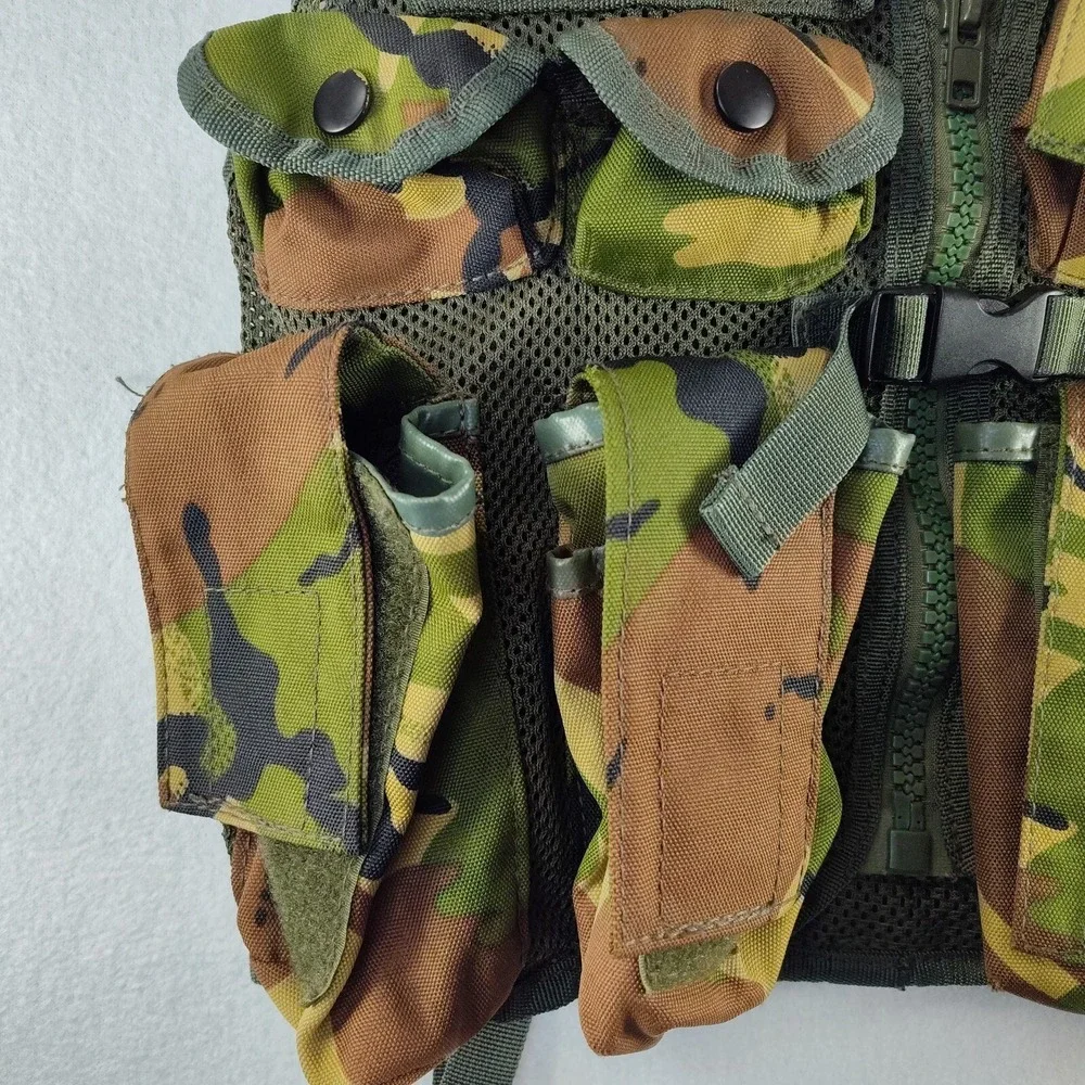 KOMBAT.UK Youth Med Camo Tactical Vest Holster Adjustable📸SEE‎ PICS📏📸